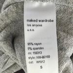 Naked Wardrobe The NW Tank Bodysuit in Heather Grey Photo 8