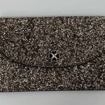 Kate Spade  Odette Glitter Large Flap Pouch Rose Gold Photo 0
