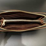 PLG Portland Leather Goods Almost Perfect Brown Leather Accordion Zip Wallet Photo 9