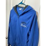 Women’s‎ Creighton Blue Jays Fleece Jacket Medium Hooded Omaha Basketball Coat Photo 1