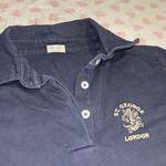 Brandy Melville John Galt blue cropped polo shirt Photo 2