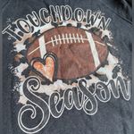 Bella Canvas  Dark Gray “Football Season” Crewneck Sweater Photo 2