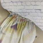 Vintage 70s/80s Chiffon Rose Print Floral Wrap Dress XS Multi Photo 4