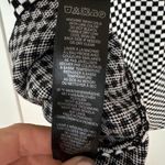 Adrianna Papell Black & White Knit Crew Neck Jacquard Cap Sleeve, Size S, NWT Photo 5