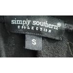 Simply Southern  Leopard Print Hoodie Black Animal Pattern Pullover Sweatshirt S Photo 2