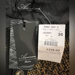 Acquamarine Italia Bouclé Textured Jacket Size 36 Italian / Small US NWT Black Photo 6