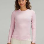 Lululemon Hold Tight Long Sleeve Pink Tee Photo 5