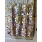 French Connection New with tags womens shimmery beaded sequin cream mini dress S Photo 4