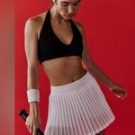 NWOT Free People Movement Rally Ruffle Mini Skirt sz M/L Green Photo 6