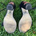 Missguided Black Embroidered Lace Up Block Heels Photo 8