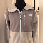 The North Face Denali Fleece Jacket Gray Mint Women’s Medium Photo 1