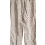 Chico's 100% Linen Pants women’s S cream beige wide leg Photo 1