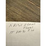 Blink Bl^nk London Anthropologie Floral Blouse Size XS TiaraFloral Cottage Victorian Photo 9