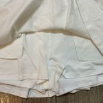 Free People  Movement White Skort Tennis Athletic Activewear Skirt Shorts Pocket Photo 2