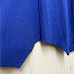 Soft Surroundings  Royal Blue Cotton Short Sleeve Dress Boho Cottagecore  XS Photo 4