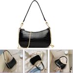Shoulder Bag Retro Classic Purse Clutch Shoulder Tote HandBag with Zipper Closure for Women Photo 4