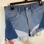 Levi's ✨ Levi’s Patchwork 501 Altered Denim Shorts Button Fly 27 Photo 2