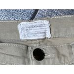 Current Elliott The Ankle Skinny Metallic Gold Khaki Jeans Size 29 Slim Fit Work Tan Photo 3