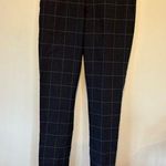 ZARA womens dress pants size 38 navy blue pattern full length Coolmax material Photo 0