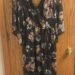 Bailey blue  dark green floral dress in size large Photo 1