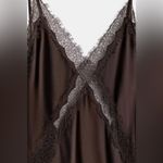 ZARA SATIN LACE MIDI DRESS XS Photo 3