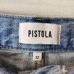 Pistola  Charlie Distressed High Rise Straight Leg in Ruthless Size 32/14 $148 Photo 6