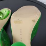 Gianni Bini  Oziee Women Sandals Size 11 Green Clear Vinyl Sculptural Heel NEW Photo 7