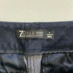 7th Avenue NY&CO Design Studio women's dark blue wide leg stretch cotton jeans Size 6 Photo 7