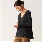 ADAY  Something Tailored Black Top Sz S Photo 6