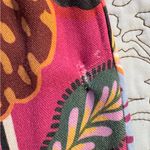 Farm Rio Violetta Floral Cropped Drawstring Pull On Trousers **Flawed ~ XS 💛 Photo 13