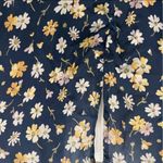 Madewell  blue floral silk dress M Photo 2