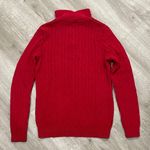 Ralph Lauren Red Cable Knit Sweater Photo 3