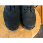 Timberland Black Nubuck Leather Waterproof Lace Up Sz 7.5 Read Photo 8