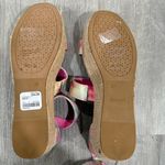 Bamboo  Multicolor Tie-Dye Wedge Sandals Photo 10