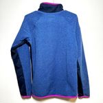 Columbia Ombre Springs Fleece Half Zip Omni Wick Performance Mock Neck Blue M Photo 5