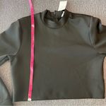 Good American  Long Sleeve Mock Neck Scuba Photo 13