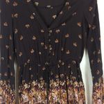 Urban Outfitters  Ecote Helena Romper Small Brown Floral Boho Bell Sleeve Photo 7