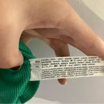 ZARA  green ribbed cropped tank top women’s size small‎ casual bright trendy Photo 4