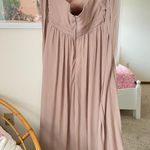 Birdy Grey Grace Convertible Chiffon Maxi Bridesmaid Dress in Taupe Photo 8