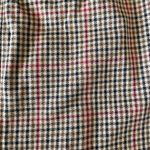 John Galt Skirt Sz XS Plaid Mini Preppy High Rise Dark Academia Brown Slit Cara Photo 6