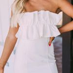 These Three Boutique White Ruffle Dress Photo 0