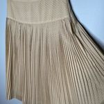 Club Monaco  brown & white pleated polka dot flowy boho skirt women size 2 Photo 6