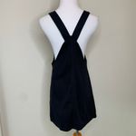 Forever 21  Black Denim Overall Dress Sz Small Photo 1
