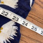 Old Navy navy printed linen blendâswing blouse M Photo 7