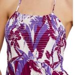 Free People Heat Wave Maxi Dress Purple Floral Print Size S Photo 4