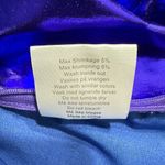 Hosbjerg Ines Tube Top Women's Medium Electric Blue Metallic Strapless Cropped Photo 8