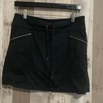 Athleta  Black Metro Skort with Side Zippers Small Photo 2