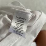 Carbon38 White Quarter Sleeve Long Tee Size M Photo 4