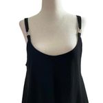 AB Studio Women Size Medium Black Blouse Shirt Top Sleeveless 8-319 Photo 1