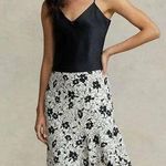 Polo NWT Ralph Lauren Floral Ruffled Asymmetrical Linen Skirt Photo 0